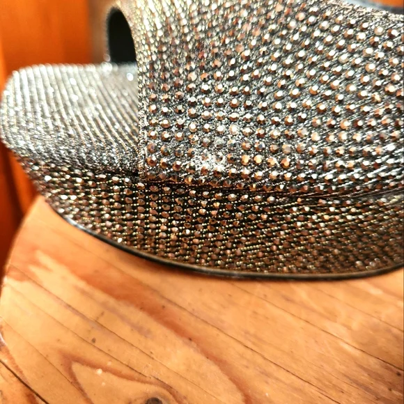 MIX NO.6 LAPEA PLATFORM RHINESTONE COVERED SANDALS/HEELS-SIZE 8.5 - Picture 11 of 12